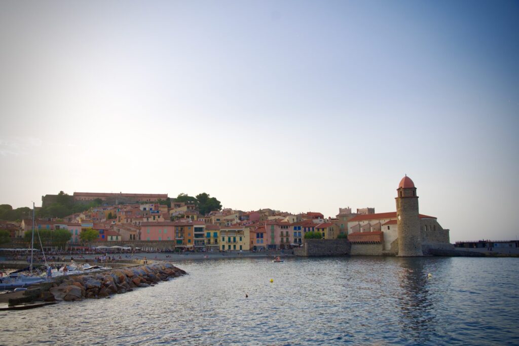 Vacances dans les Pyrénées orientales - Petite balade hier en mer au soleil couchant - Collioure - ©LMDC, 2026