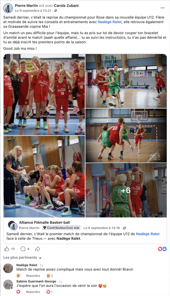 Match Basket U12 Flemalle vs Theux